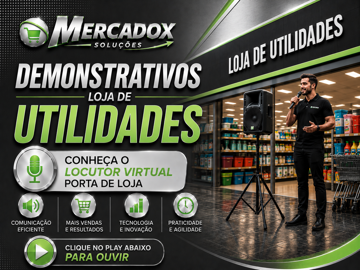 PARA LOJA DE ULTILIDADE